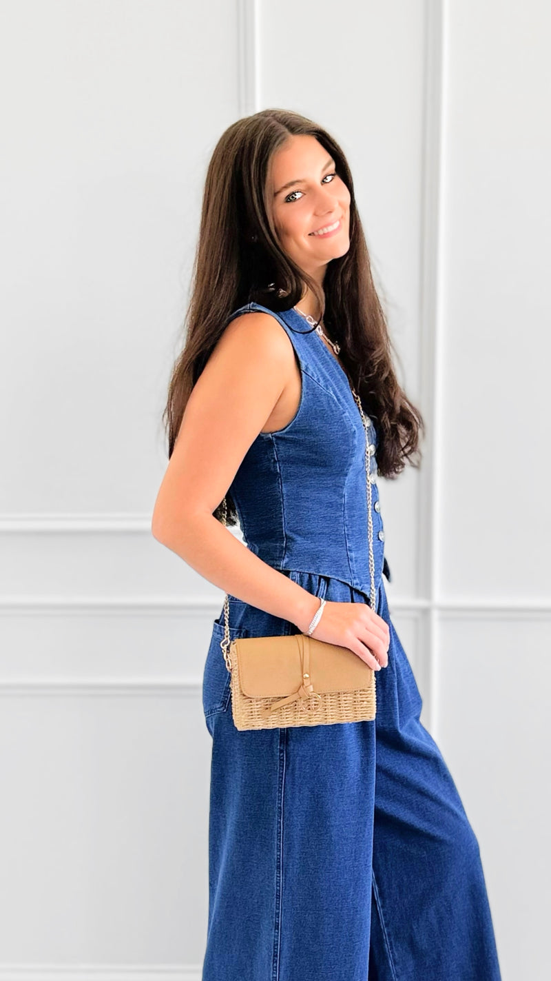 Western Muse Button Vest-150 Cardigans/Layers-Flying Tomato-Coastal Bloom Boutique, find the trendiest versions of the popular styles and looks Located in Indialantic, FL