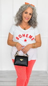 Starlit Spirit Italian T-Shirt-110 short Sleeve Top-LY PARIS-Coastal Bloom Boutique, find the trendiest versions of the popular styles and looks Located in Indialantic, FL