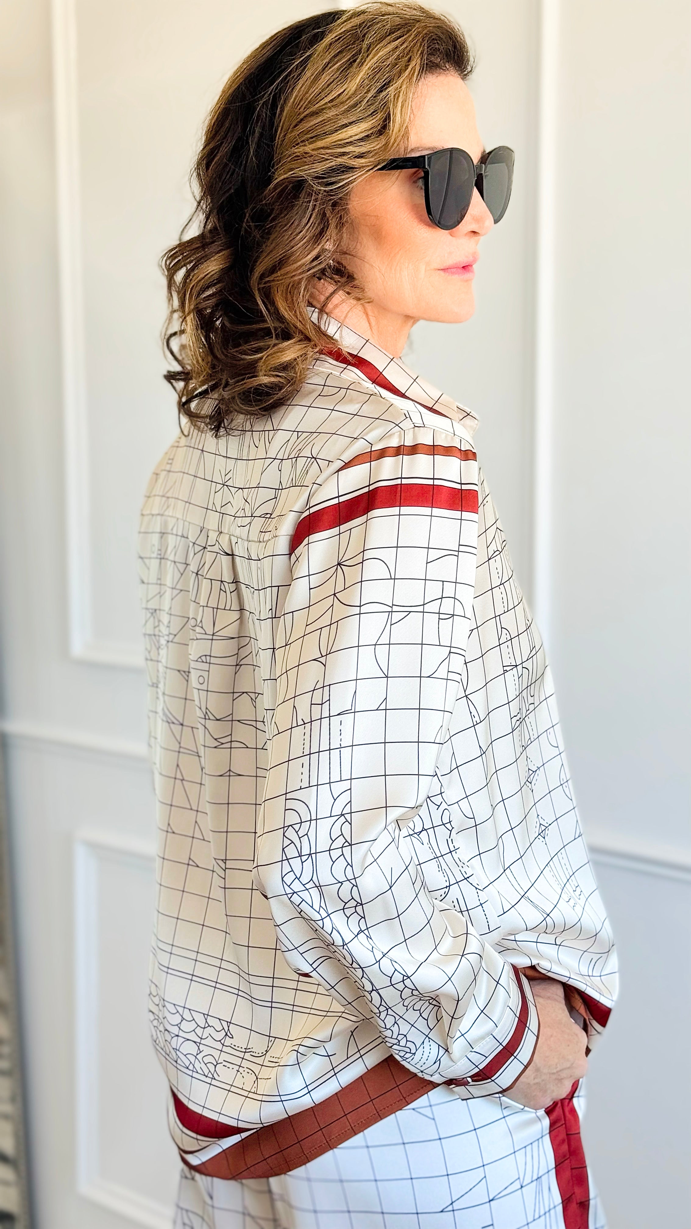 Timeless Lines Lounge Ensemble Set-210 Loungewear/sets-LA ROS-Coastal Bloom Boutique, find the trendiest versions of the popular styles and looks Located in Indialantic, FL