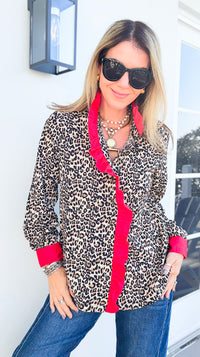 Fierce Ruffle Moment Top-130 Long Sleeve Tops-JODIFL-Coastal Bloom Boutique, find the trendiest versions of the popular styles and looks Located in Indialantic, FL