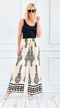 Bold Statement Wide-Leg Pants-170 Bottoms-Gigio-Coastal Bloom Boutique, find the trendiest versions of the popular styles and looks Located in Indialantic, FL