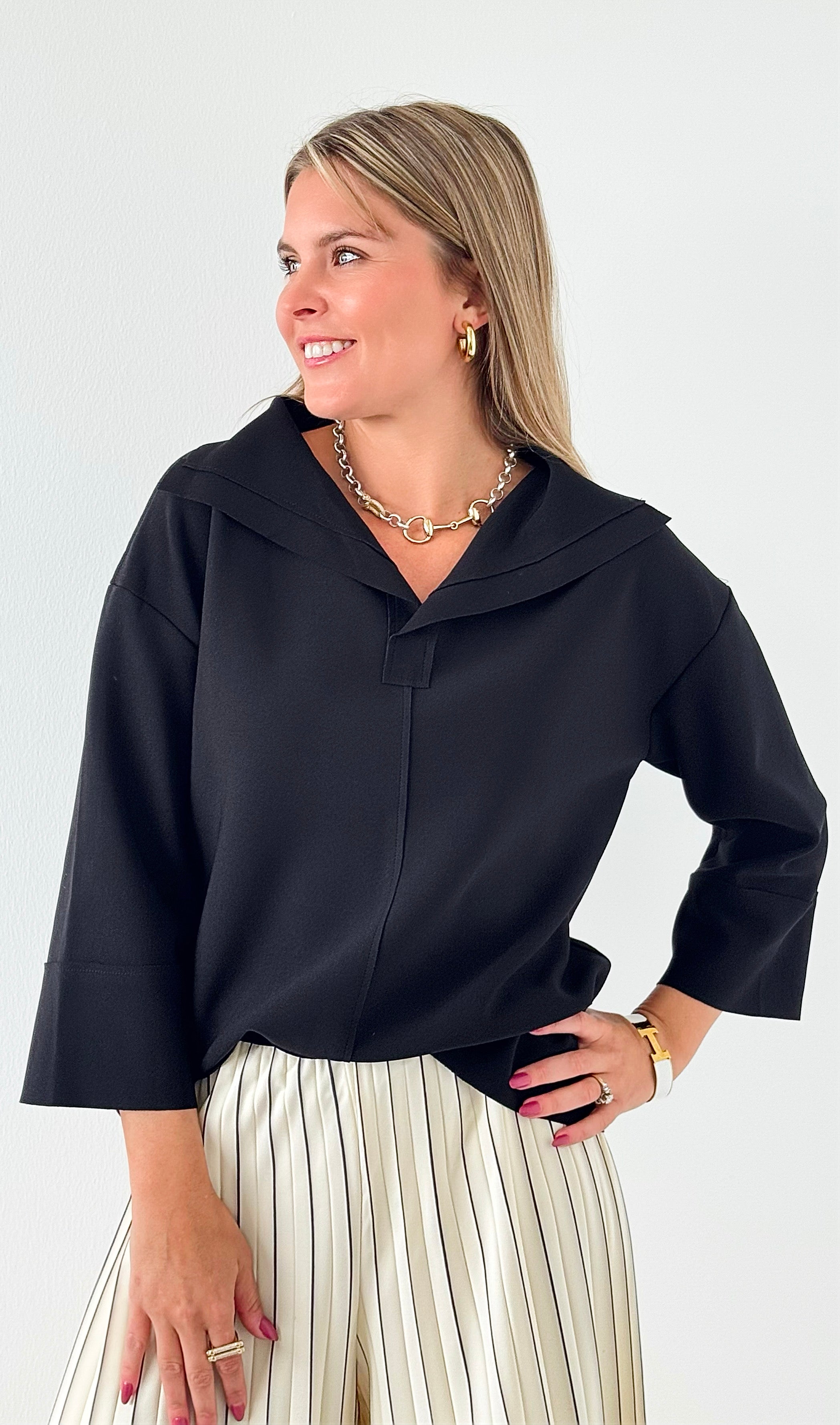 Effortlessly Chic Knit Top-110 Long Sleeve Tops-Joh Apparel-Coastal Bloom Boutique, find the trendiest versions of the popular styles and looks Located in Indialantic, FL