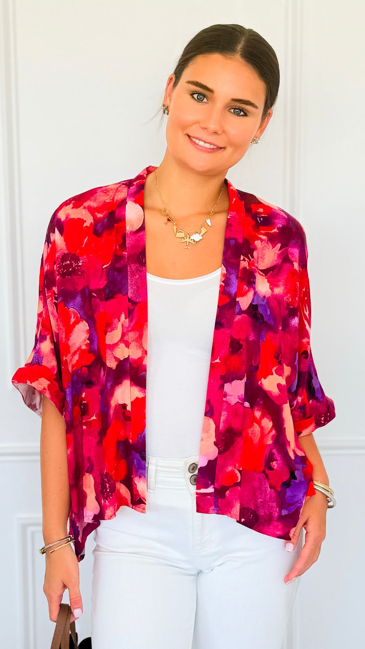 Floral Essence Kimono-150 Cardigans/Layers-Jodifl-Coastal Bloom Boutique, find the trendiest versions of the popular styles and looks Located in Indialantic, FL