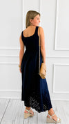 Moonlight Stroll Eyelet Dress-200 Dresses/Jumpsuits/Rompers-Blu Pepper-Coastal Bloom Boutique, find the trendiest versions of the popular styles and looks Located in Indialantic, FL