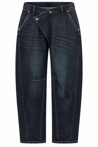 Cross Over Barrel Jean