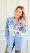 Botanical Gardens Blouse-170 Bottoms-SEÑORITA C-Coastal Bloom Boutique, find the trendiest versions of the popular styles and looks Located in Indialantic, FL