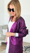 Nightingale Chunky Knit Cardigan - Fuchsia-150 Cardigans/Layers-BIBI-Coastal Bloom Boutique, find the trendiest versions of the popular styles and looks Located in Indialantic, FL