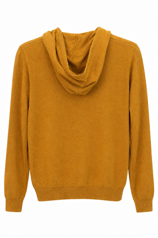 Sunday Stroll Sweater Hoodie - Mustard