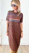 Sammie Knitted Textured Dress-200 dresses/jumpsuits/rompers-Joh Apparel-Coastal Bloom Boutique, find the trendiest versions of the popular styles and looks Located in Indialantic, FL