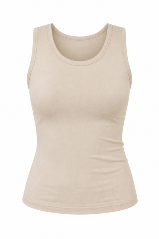 Essential Seamless Tank Top - Ash Mocha