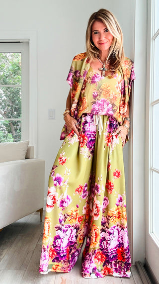 Harvest Blooms Kapri Italian Pants