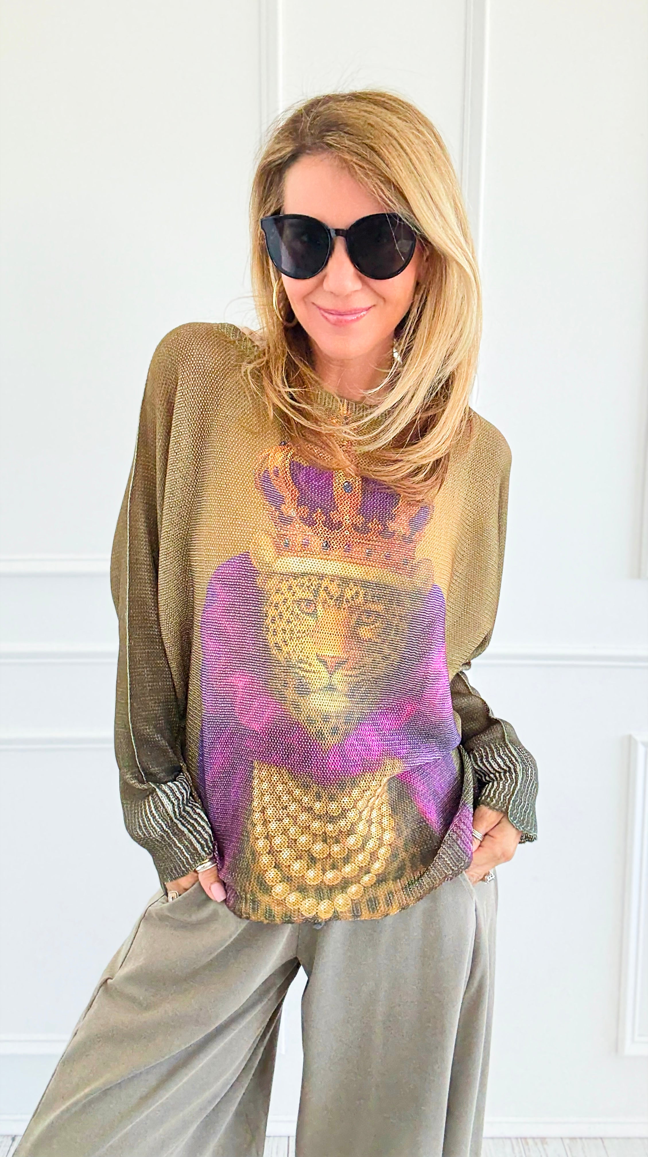 Royal Reign Italian St Tropez Knit-140 Sweaters-SORPRESA-Coastal Bloom Boutique, find the trendiest versions of the popular styles and looks Located in Indialantic, FL