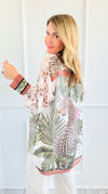 Safari Luxe Italian Blouse-130 Long Sleeve Set-Italianissimo-Coastal Bloom Boutique, find the trendiest versions of the popular styles and looks Located in Indialantic, FL