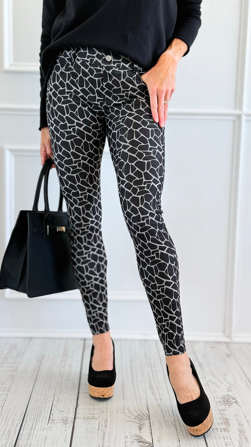 Wild Streak Slim Fit Jeggings-100 Pants-YELETE-Coastal Bloom Boutique, find the trendiest versions of the popular styles and looks Located in Indialantic, FL