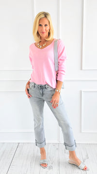 City Lights Cuff Jeans-190 Denim-Mica Denim-Coastal Bloom Boutique, find the trendiest versions of the popular styles and looks Located in Indialantic, FL