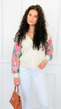 Confetti Diamonds Cardigan-150 Cardigan Layers-IT UNIQ-Coastal Bloom Boutique, find the trendiest versions of the popular styles and looks Located in Indialantic, FL