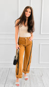 Utility Stride Cargo Pants-190 Denim-VOGUISH-Coastal Bloom Boutique, find the trendiest versions of the popular styles and looks Located in Indialantic, FL
