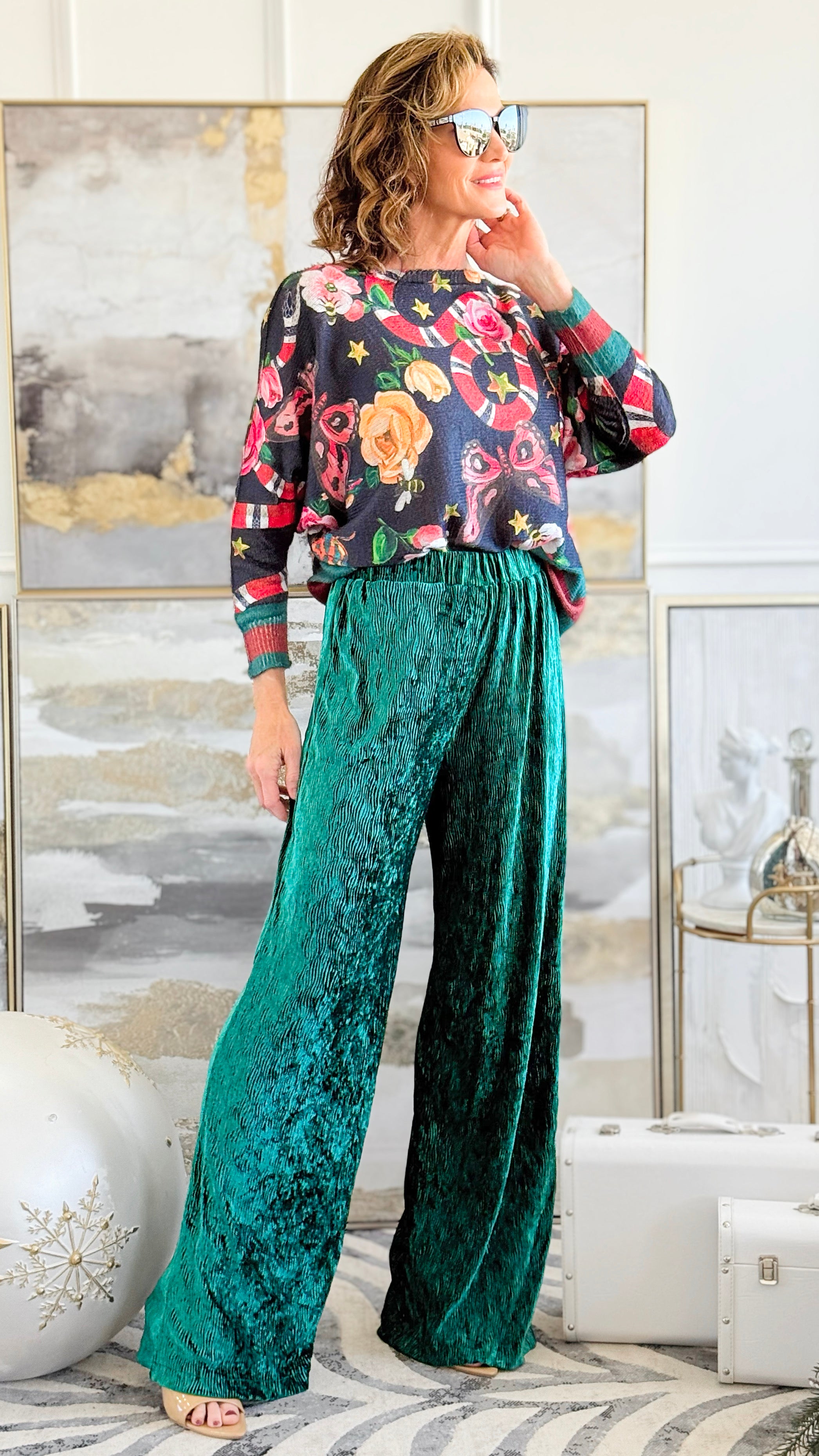 Drift Pleated Pants-100 Pants-GLAM-Coastal Bloom Boutique, find the trendiest versions of the popular styles and looks Located in Indialantic, FL
