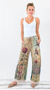 Whimsical Hummingbird Drawstring Pants-170 Bottoms-Origami Fashion Inc-Coastal Bloom Boutique, find the trendiest versions of the popular styles and looks Located in Indialantic, FL