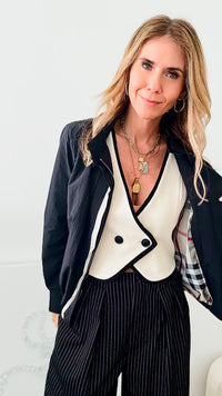 Timberlane Woven Jacket - Black-160 Jackets-Joh Apparel-Coastal Bloom Boutique, find the trendiest versions of the popular styles and looks Located in Indialantic, FL