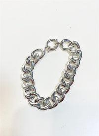 Sterling Silver Cuban Toggle Bracelet-230 Jewelry-Oriental Treasure-Coastal Bloom Boutique, find the trendiest versions of the popular styles and looks Located in Indialantic, FL
