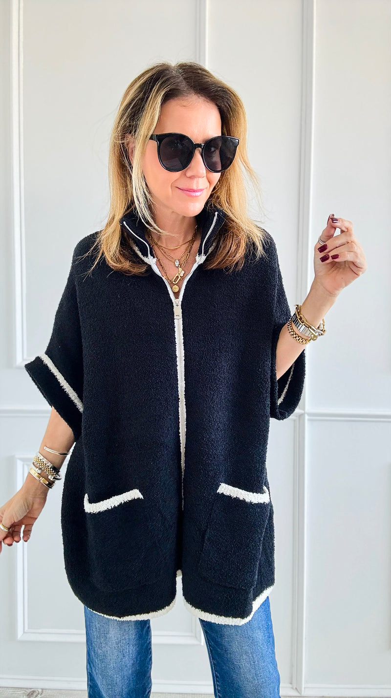 Cloud Comfort Cardigan - Black-160 Jackets-NYW-Coastal Bloom Boutique, find the trendiest versions of the popular styles and looks Located in Indialantic, FL