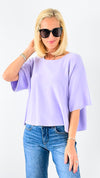 Winter in Amalfi Italian Top - Lilac-140 Sweaters-Italianissimo-Coastal Bloom Boutique, find the trendiest versions of the popular styles and looks Located in Indialantic, FL