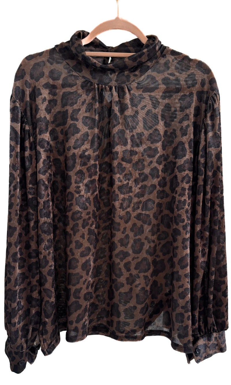 Untamed Elegance Turtleneck Italian Top-110 Long Sleeve Tops-Mitica & Co-Coastal Bloom Boutique, find the trendiest versions of the popular styles and looks Located in Indialantic, FL
