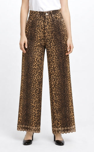 Savanna Lace Hem Statement Trouser
