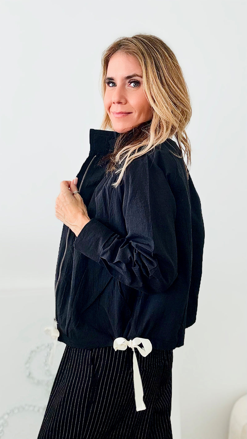 Timberlane Woven Jacket - Black-160 Jackets-Joh Apparel-Coastal Bloom Boutique, find the trendiest versions of the popular styles and looks Located in Indialantic, FL