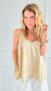 Wild Luxe Italian Relaxed Tank Top-100 Sleeveless Tops-Italianissimo-Coastal Bloom Boutique, find the trendiest versions of the popular styles and looks Located in Indialantic, FL