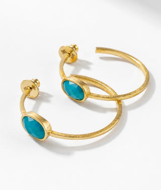 BETTY Deal - Brisa Hoop Earring - Ice Blue