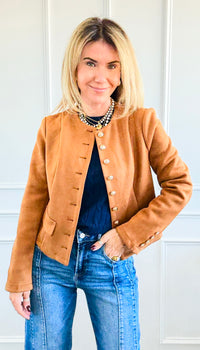 Classic Luxe Suede Jacket