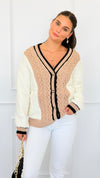 Braided Harmony Button Jacket-160 Jackets-ROUSSEAU-Coastal Bloom Boutique, find the trendiest versions of the popular styles and looks Located in Indialantic, FL