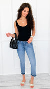 Italian Starlight Flare Ankle Jeans-100 Pants-V SKY-Coastal Bloom Boutique, find the trendiest versions of the popular styles and looks Located in Indialantic, FL