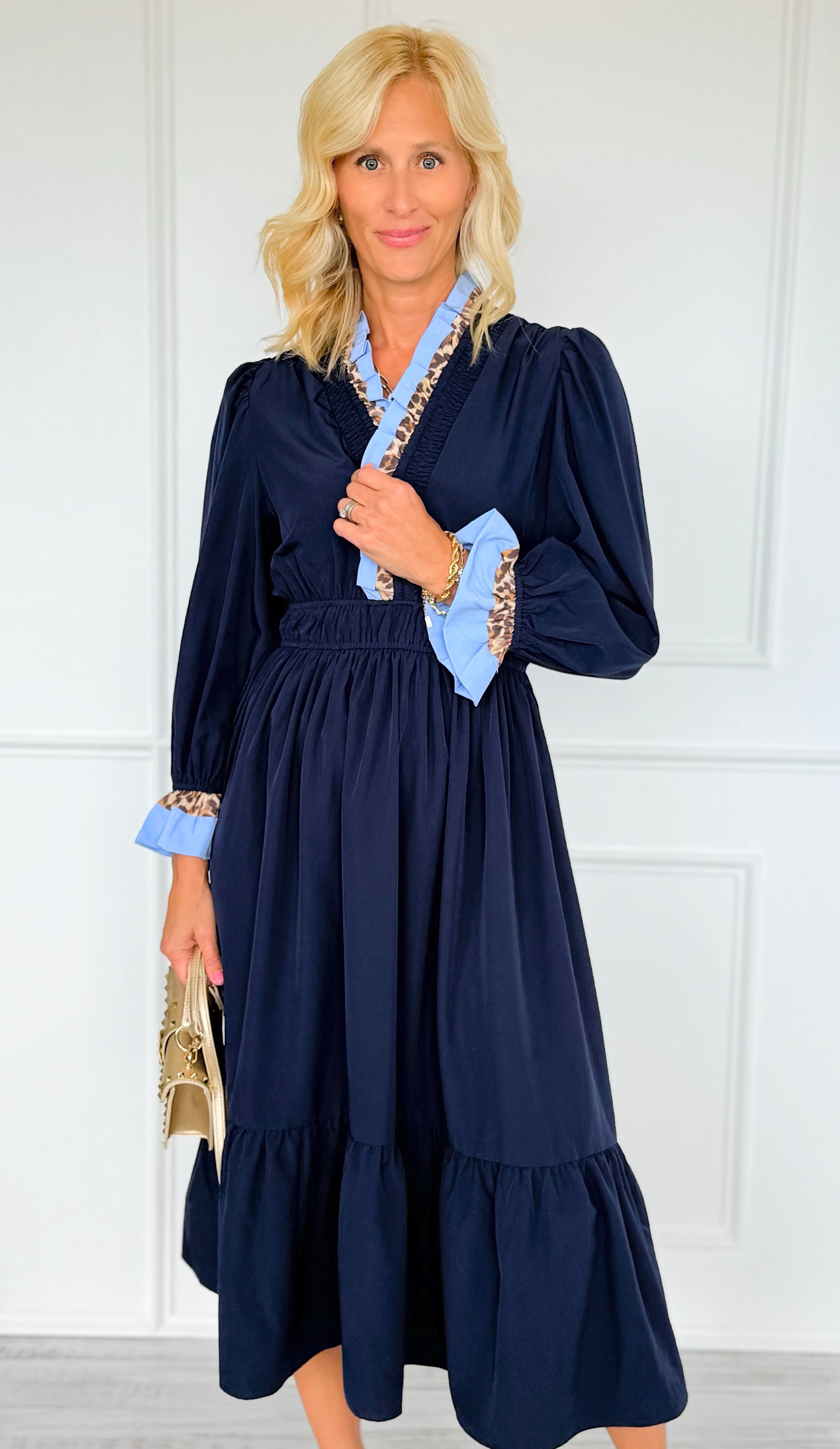 Flounce & Flow Dress-200 Dresses/Jumpsuits/Rompers-Umgee-Coastal Bloom Boutique, find the trendiest versions of the popular styles and looks Located in Indialantic, FL