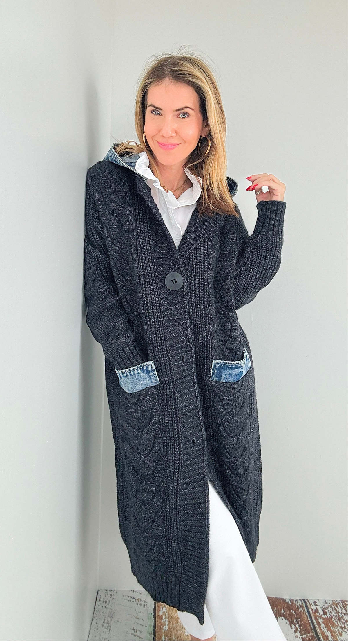 Urban Edge Knit Cardigan-150 Cardigans/Layers-Joh Apparel-Coastal Bloom Boutique, find the trendiest versions of the popular styles and looks Located in Indialantic, FL