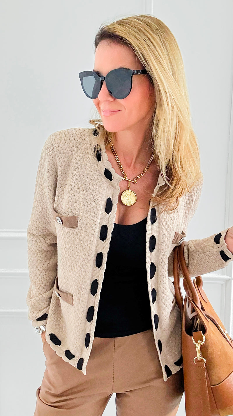 Mellia Textured Cardigan-150 Cardigans/Layers-Fate By LFD-Coastal Bloom Boutique, find the trendiest versions of the popular styles and looks Located in Indialantic, FL
