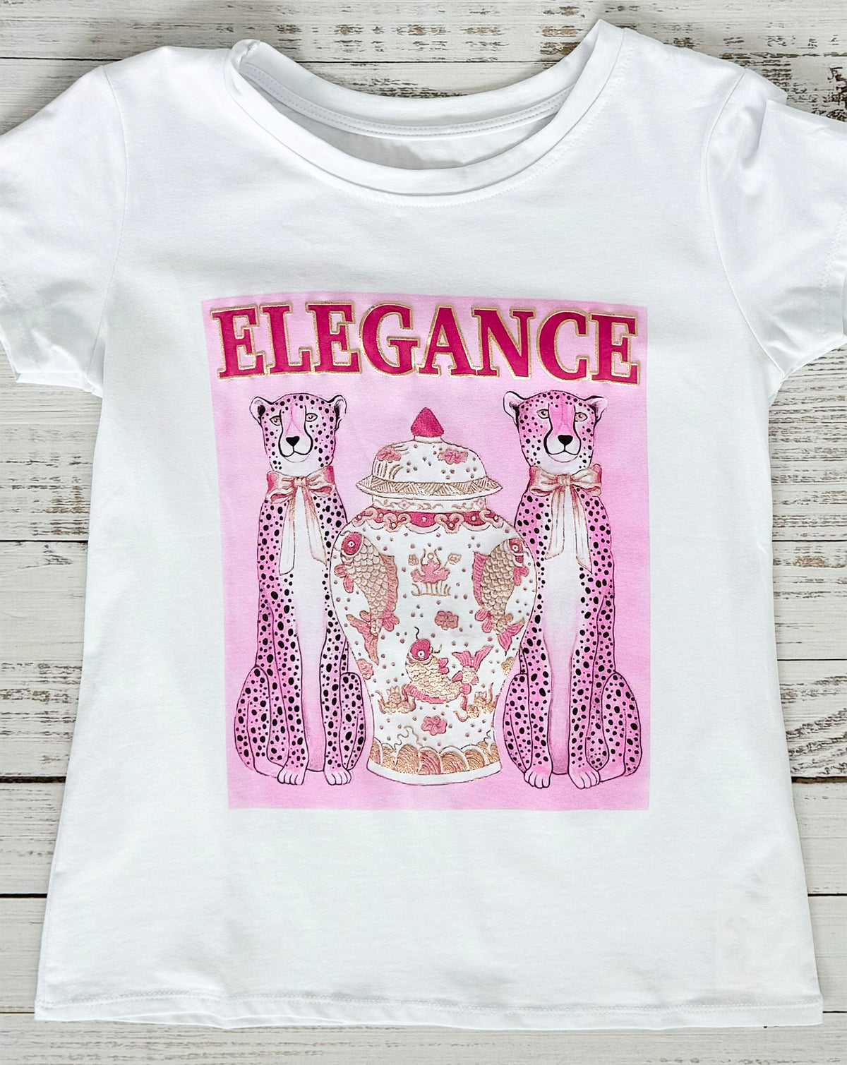 Pink Elegance Premium Italian T-Shirt-110 Short Sleeve Tops-Mitica & Co-Coastal Bloom Boutique, find the trendiest versions of the popular styles and looks Located in Indialantic, FL