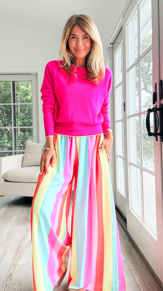 Sorbet Stripe Riviera Italian Pants