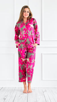 Tropical Paradise Cotton Pajama Set-220 Intimates-bhavnas boutique-Coastal Bloom Boutique, find the trendiest versions of the popular styles and looks Located in Indialantic, FL