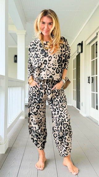 La Spezia Italian Leopard Cotton Set