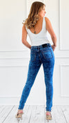 Stonewashed Skinny Denim-170 Bottoms-mystree-Coastal Bloom Boutique, find the trendiest versions of the popular styles and looks Located in Indialantic, FL