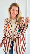 Twin Tigri Italian Jacket-160 Jackets-Italianissimo-Coastal Bloom Boutique, find the trendiest versions of the popular styles and looks Located in Indialantic, FL