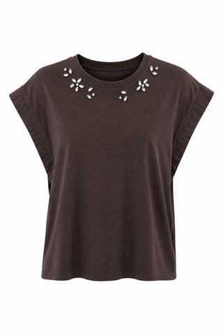 Starlet Sparkle Sleeveless Italian Top