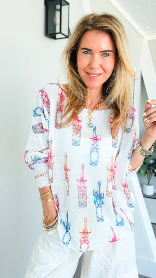 Champagne Wishes Italian St Tropez Knit