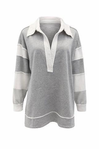 Off-Duty Colorblock Sweatshirt