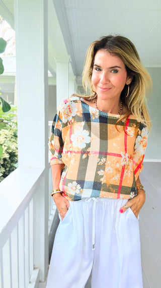 Autumn Bloom Italian St Tropez Knit