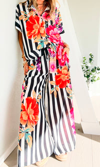 Midnight Bouquet Italian Pant