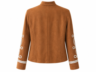 Saddle & Style Italian Jacket- Camel